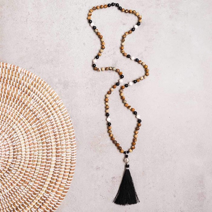 Natural Beauty Gemstone Mala
