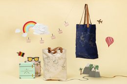 Stitch Tote Bag - Navy