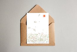 Postkarte 'Frühling liegt in der Luft'