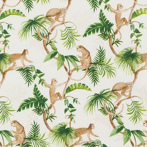 Servetten "Monkey Family"