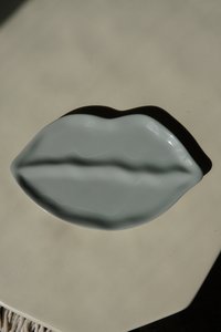 Sisi plate, lips gray