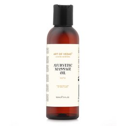  Ayurvedic Vata Massage Oil, 150ML - Nourishing herbal oil for Vata balance and relaxation. Contains essential oils like sesame, coconut, and lavender.