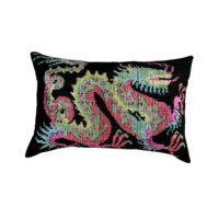 Velvet Ikat Kissing Zyrona 60x40 cm