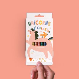  Coloring book and dot-to-dot games featuring a dinosaur design. The product is part of the Scrollino DINO by Dots collection and is available in French and English versions.