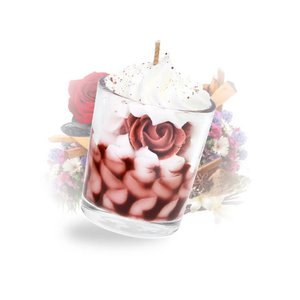 Kleine Kerze aus Rosenholz