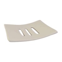 Handgemaakt keramisch zeepschaaltje Aperi - wit