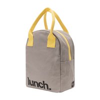 Fluf - Zipper Lunch Grey/Yellow
