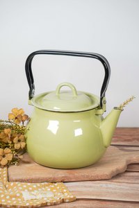 Emaille Kessel Zitron 2,5 l Isabelle Rose