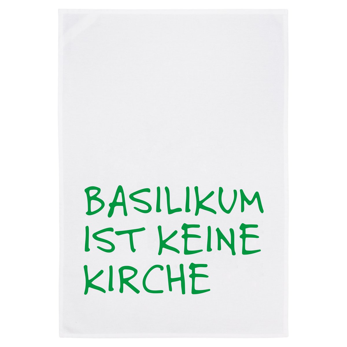 Geschirrtuch, Basilikum