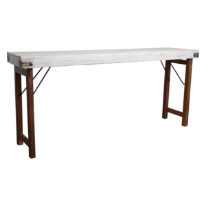 Console tafel wit opklapbaar