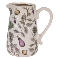 Decoration can be 21x15x23 cm beige ceramic vegetables