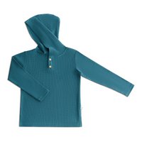 2058 TN | Kids Waffle Hoodie - Fir