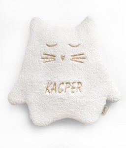 CUDDLY TOY/THERMO KITTEN ECRU 'NAME'