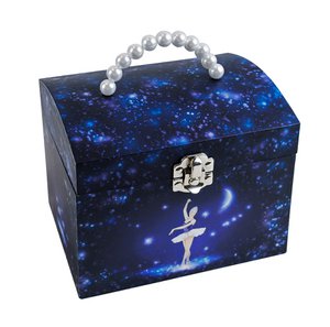 Large Star Dancer Musical Jewelry Box - Vanity Case