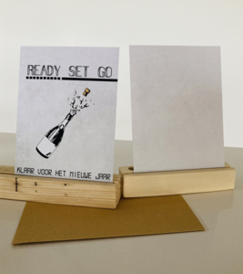 Wenskaart ready - set - go
