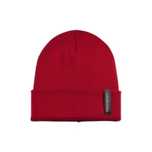 RB5005EB | Unisex-Mütze aus röhrenförmigem Glattstrick aus CIMONE-Wollmischung, hergestellt in Italien. Feuerrote Farbe. Einheitsgröße