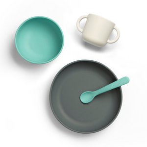 SILIKON-BABY-SPEISESET - LAGUNE