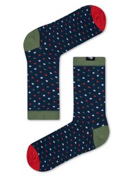 Organic socks with dots - Colorful socks with polka dots