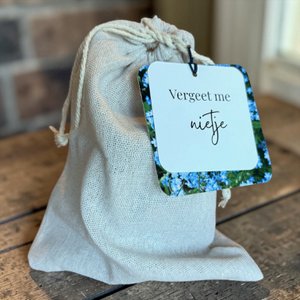 Forget me not in a bag