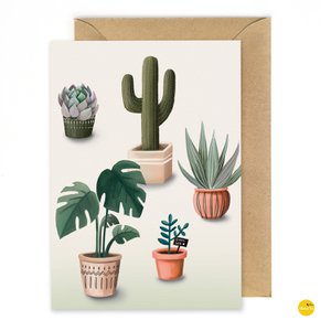 Plant greeting card - for every occasion