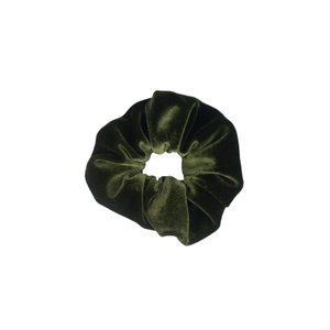 Scrunchie Leila dark green