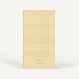 Zero-Waste Notebook RULED — Vanilla Color