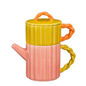 Lizzy teapot mug pink