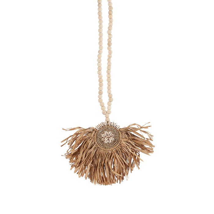 De Raffia Tajoe Kwastje - Natuurlijk