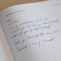 Blogger-Briefpapier-Notizbuch