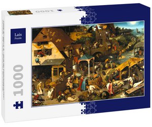 Lais Puzzle Pieter Bruegel d. Ä. - Serie der bilderbogenartigen Gemälde, Die niederländischen Sprichwörter 2000 Teile