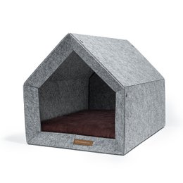 Pethome Perfekt hus til en hund og en kat - lysegrå/genanvendt