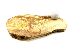 Vesperbrett rustikal 30-34 cm mit Loch für´s Frühstücksei