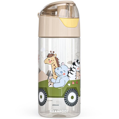 Children's lightweight water bottle - Safari brown