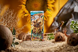 Vegan oatmeal cookies with sunflower seeds, 120g. Cookies made with natural, organic ingredients. Crunchy texture with visible sunflower seeds.