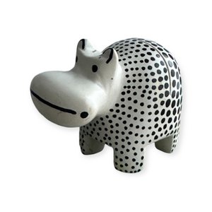 Kartenhalter Hippo Kisii Stein Schwarz/Weiß