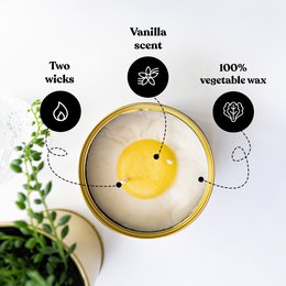 Vanille Ei CandleCan