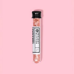  Shimmering pink eco-friendly glitter makeup for face and body. Vegan, cruelty-free, and sustainable.