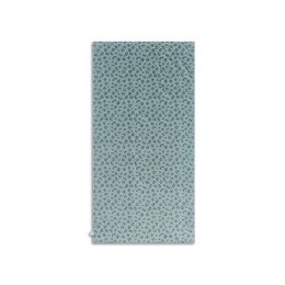  Green and leopard print beach towel, 135 x 65 cm in size, made of cotton.