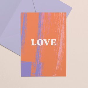 Greeting card color | Love you