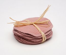 Muslin make-up removal pads (set of 10)