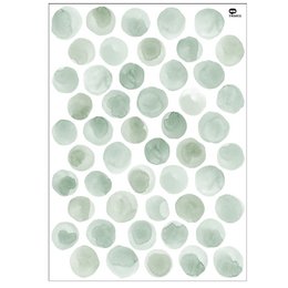 Akvarel prikker wallsticker