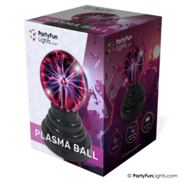 PartyFunLights - 3,5" Mini Plasma Kugle - USB - Batteri
