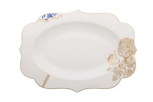 Oval Platter Royal White 40x28.5cm