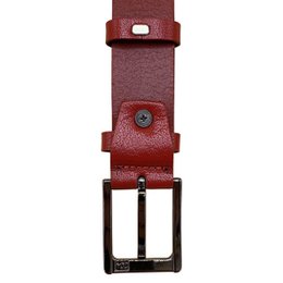 Ceinture en cuir - 3 cm de large - Ceinture Homme Cuir - Ceinture Femme Cuir Véritable