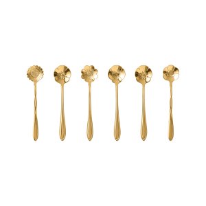 Golden Assorted Flower Desserts - Set van 6