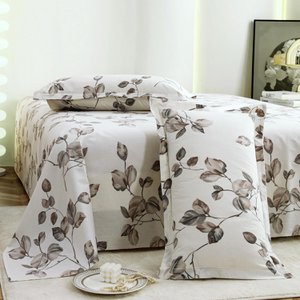 Bedsheet Set - Cotton 190 TC Floral - Double/Queen Size, 2 Pillow Covers