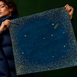 Tamaño de satén de lujo M: Noche de hadas 25 Tamaño M