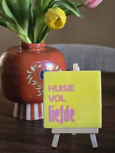 Tegeltje | Huisje vol liefde