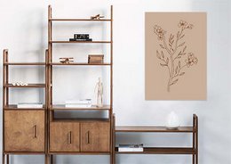 Moderne blomstergrenpanel