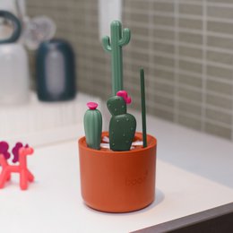 ENSEMBLE DE PINCEAU À BOUTEILLE CACTI BROWN